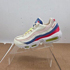 Nike Air Max 95 SE Corduroy Panache Women's White Shoes Sneakers AQ4138-101 9.5